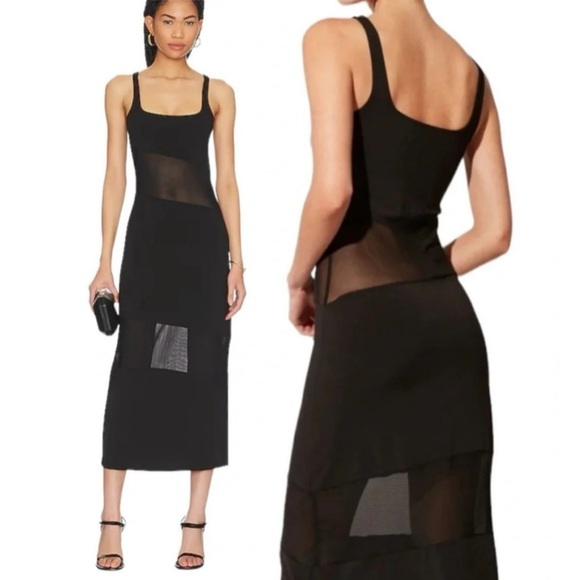 SOLID & STRIPED Other - Solid & Striped Kimberly Tank Coverup Dress Black Size S NWT